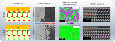 Towards entry "IMN/CENEM researchers reveal the influence of substrate polarity on metal thin film growth characteristics"